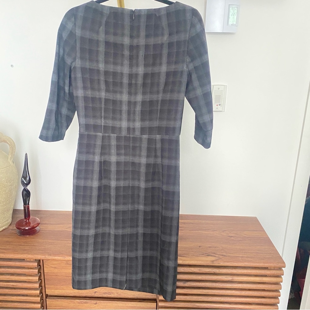 SANDRA ANGELLAZI - Plaid grey and black dress - size S - Picture 10 of 10